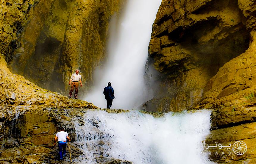 Haft Cheshmeh Waterfall
